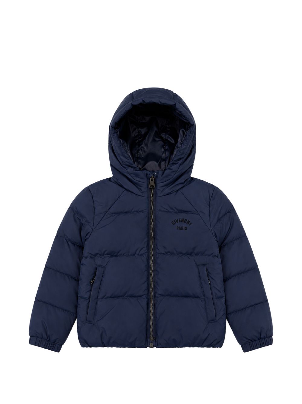 Giubbino per neonato Givenchy Kids blu con logo ricamato H31501 853 GIVENCHY KIDS 