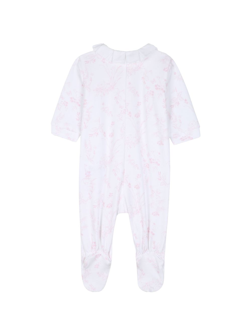 Set tutina e cappellino per neonata Givenchy Kids rosa con logo ricamato sul davanti H31539 N54 GIVENCHY KIDS 