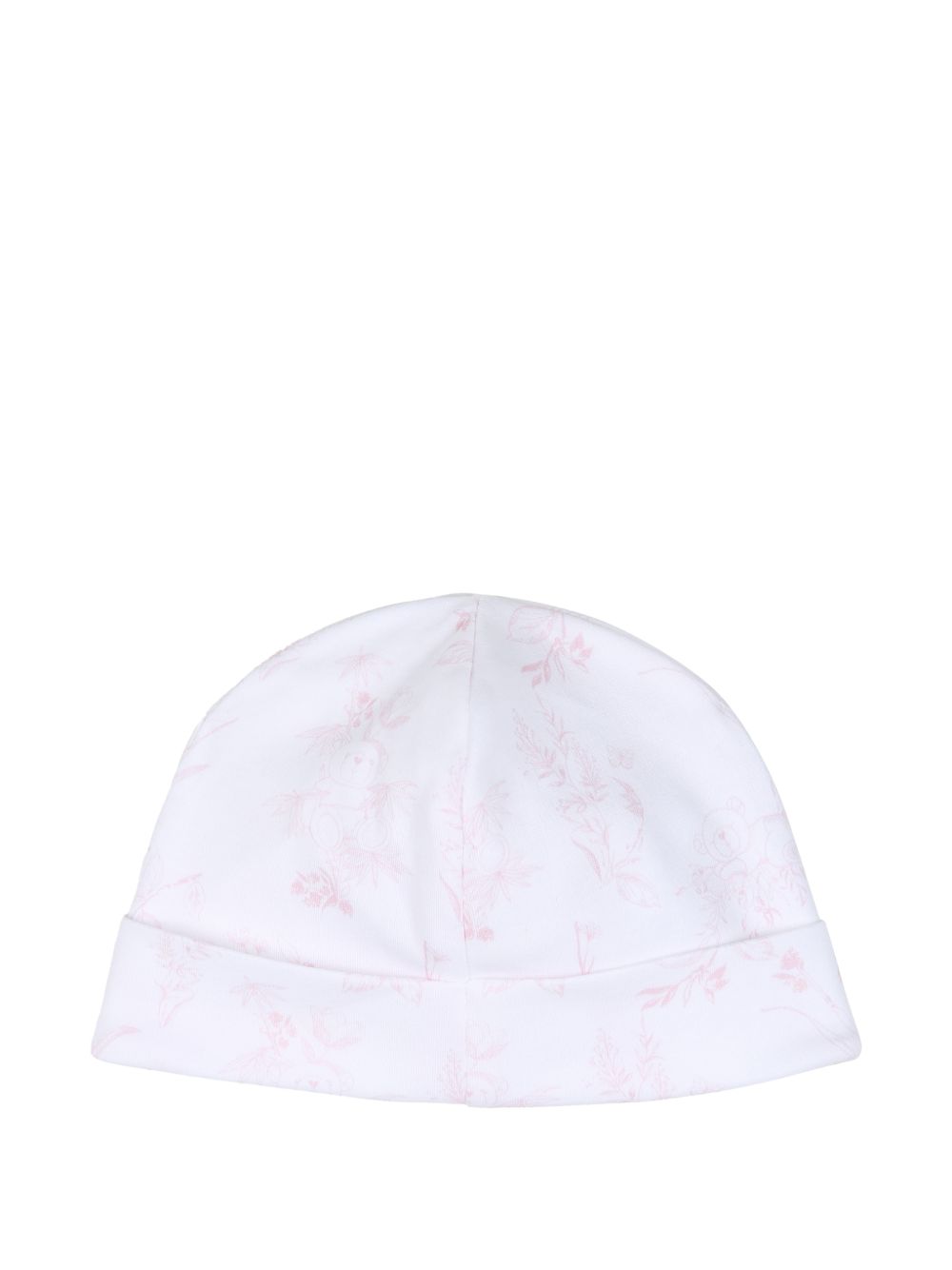 Set tutina e cappellino per neonata Givenchy Kids rosa con logo ricamato sul davanti H31539 N54 GIVENCHY KIDS 