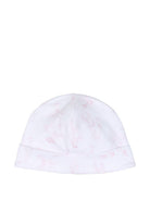Set tutina e cappellino per neonata Givenchy Kids rosa con logo ricamato sul davanti H31539 N54 GIVENCHY KIDS 