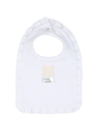 Set tutina e bavaglino per neonati Givenchy Kids bianco con ricamo farfalla H31540 10P GIVENCHY KIDS 