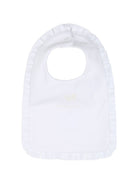 Set tutina e bavaglino per neonati Givenchy Kids bianco con ricamo farfalla H31540 10P GIVENCHY KIDS 