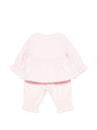 Set tutina sportiva per neonata Givenchy Kids rosa con dettagli ruches H31541 44Z GIVENCHY KIDS 