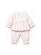 Set tutina sportiva per neonata Givenchy Kids rosa con dettagli ruches H31541 44Z GIVENCHY KIDS 