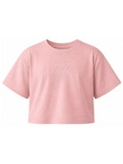 T-shirt per bambina Givenchy Kids rosa con taglio crop H31559 46G GIVENCHY KIDS 