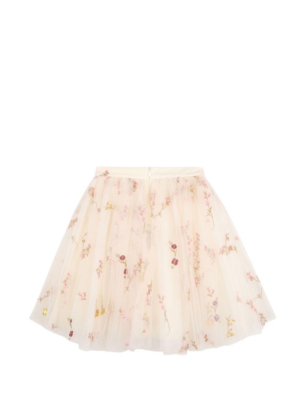 Gonna per bambina Givenchy Kids bianco con ricamo floreale all-over H31562 148 GIVENCHY KIDS 