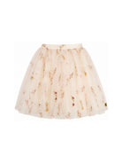 Gonna per bambina Givenchy Kids bianco con ricamo floreale all-over H31562 148 GIVENCHY KIDS 
