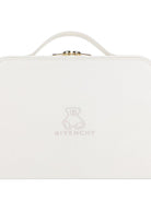 Set cofanetto copertina e orsetto per neonati Givenchy Kids beige con logo ricamato H31569 21K GIVENCHY KIDS 