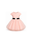 Abito per bambina Givenchy Kids rosa con fascia con applicazione H31571 46M GIVENCHY KIDS 