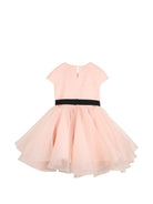Abito per bambina Givenchy Kids rosa con fascia con applicazione H31571 46M GIVENCHY KIDS 