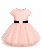 Abito per bambina Givenchy Kids rosa con fascia con applicazione H31571 46M GIVENCHY KIDS 