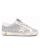 Sneakers per bambina Golden Goose Kids argento con motivo glitter F00101F000416 70136 GOLDEN GOOSE KIDS 