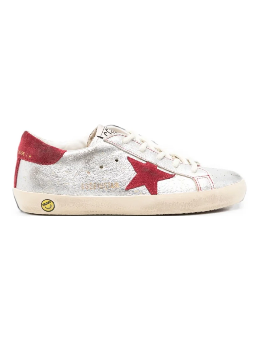 Sneakers per bambini Golden Goose Kids grigie con effetto metallizzato F00101F008659 70217 GOLDEN GOOSE KIDS 