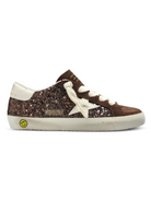 Sneakers SuperStar per bambina Golden Goose Kids marrone decorate con glitter F00101F008660 55655 GOLDEN GOOSE KIDS 