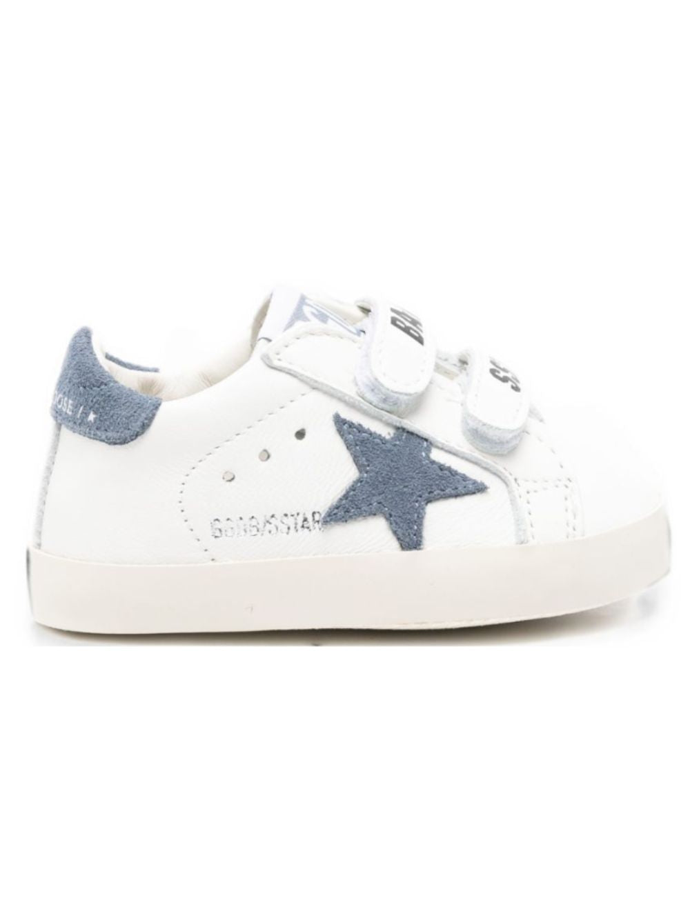 Sneakers per neonato Goolden Goose Kids bianco con toppa a stelle F00166F008632 10573 GOLDEN GOOSE KIDS 
