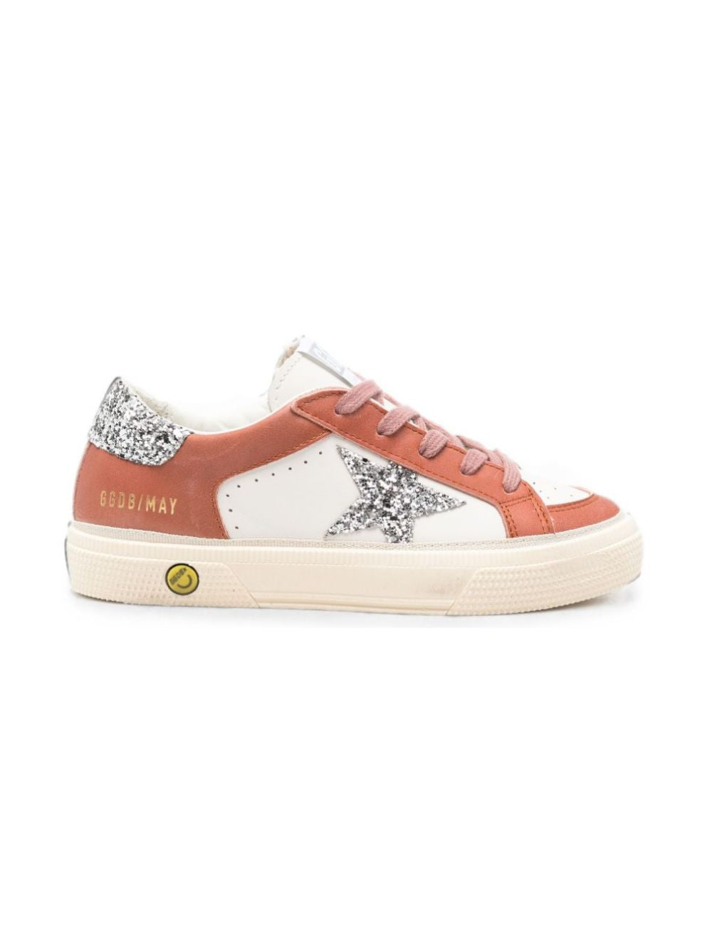 Sneakers per bambina Golden Goose Kids marroni con inserti glitterati F00495F008646 82710 GOLDEN GOOSE KIDS 