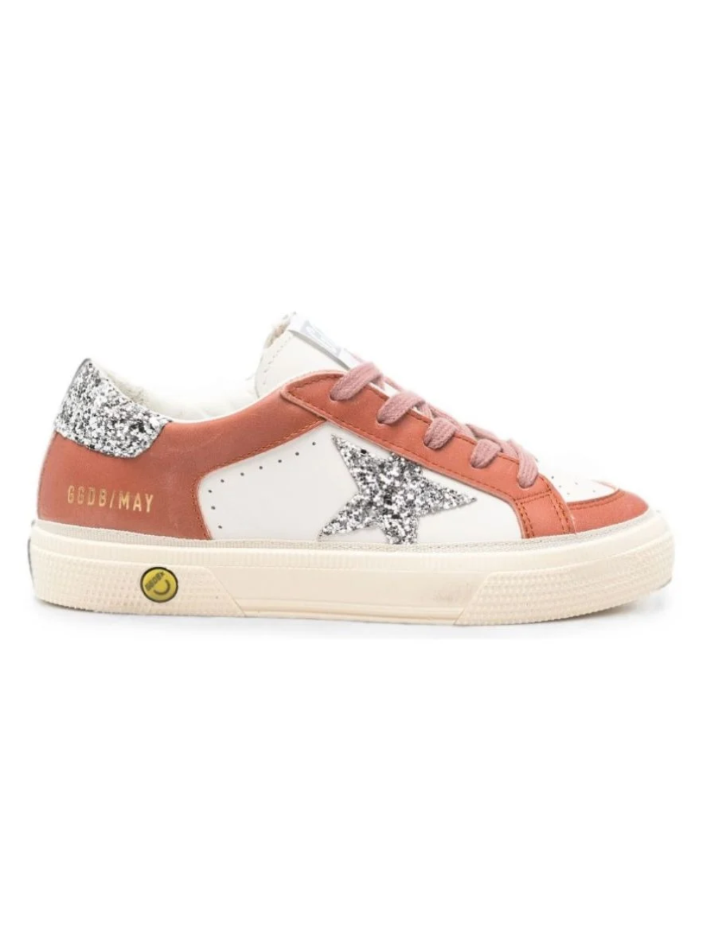 Sneakers per bambina Golden Goose Kids marroni con inserti glitterati F00495F008646 82710 GOLDEN GOOSE KIDS 