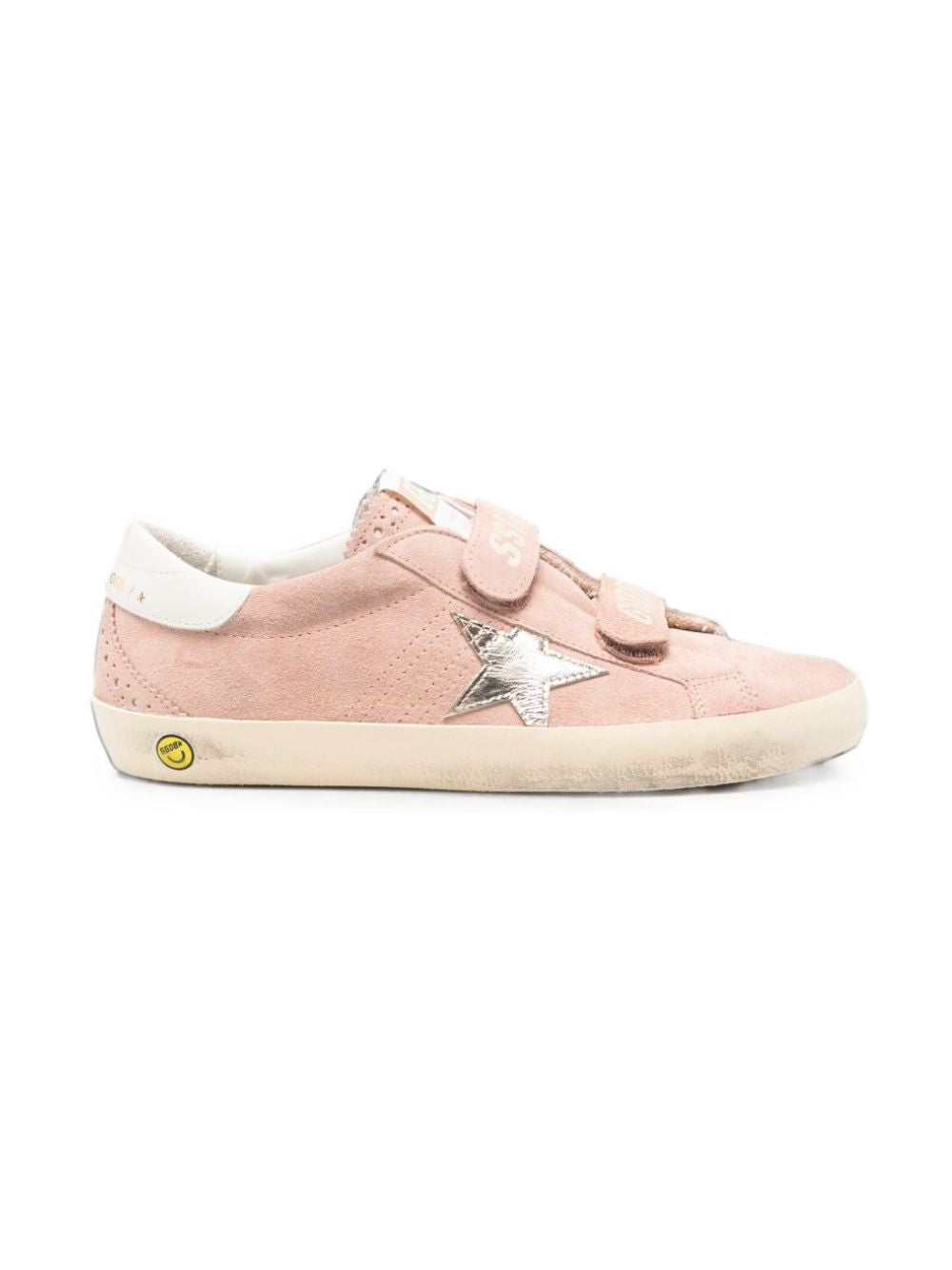 Sneakers per bambina Golden Goose Kids rosa con chiusura a strappo F01125F008595 25814 GOLDEN GOOSE KIDS 