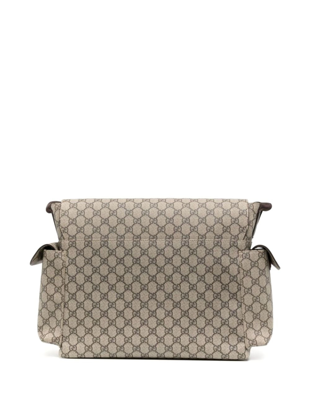 Borsa fasciatoio Gucci Supreme per neonati Gucci Kids marrone con logo GG all-over 211131KGDIG 8588 GUCCI KIDS 