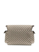 Borsa fasciatoio Gucci Supreme per neonati Gucci Kids marrone con logo GG all-over 211131KGDIG 8588 GUCCI KIDS 