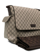 Borsa fasciatoio Gucci Supreme per neonati Gucci Kids marrone con logo GG all-over 211131KGDIG 8588 GUCCI KIDS 