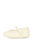 Ballerine per neonata Gucci Kids bianco con orlo a smerlo 8343571D700 9110 GUCCI KIDS 