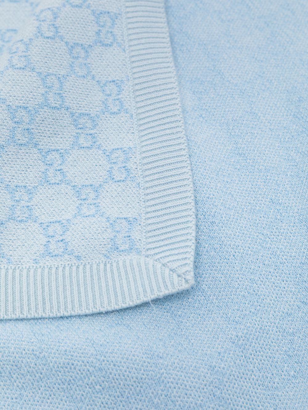 Coperta per neonati Gucci Kids azzurro con stampa monogramma all-over 8353453KACG 9269 GUCCI KIDS 