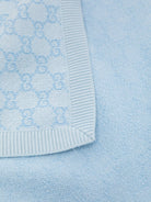 Coperta per neonati Gucci Kids azzurro con stampa monogramma all-over 8353453KACG 9269 GUCCI KIDS 