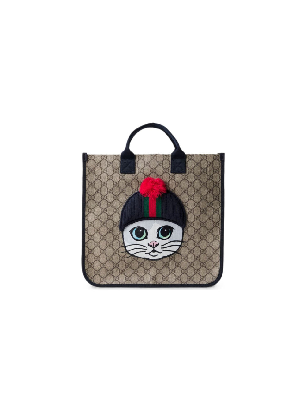 Borsa per bambina Gucci Kids beige con applicazione gatto sul davanti 859795FAF6T 9746 GUCCI KIDS 