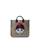 Borsa per bambina Gucci Kids beige con applicazione gatto sul davanti 859795FAF6T 9746 GUCCI KIDS 