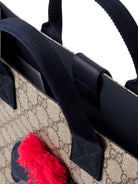 Borsa per bambina Gucci Kids beige con applicazione gatto sul davanti 859795FAF6T 9746 GUCCI KIDS 