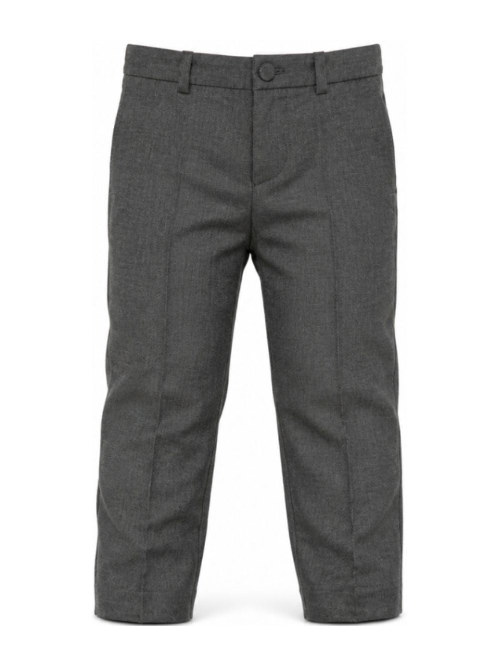Pantaloni per bambino Gucci Kids grigio con logo ricamato 863915XWA84 1200 GUCCI KIDS 