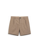 Shorts per neonato Gucci Kids beige con motivo a quadri 863987XWA86 2004 GUCCI KIDS 