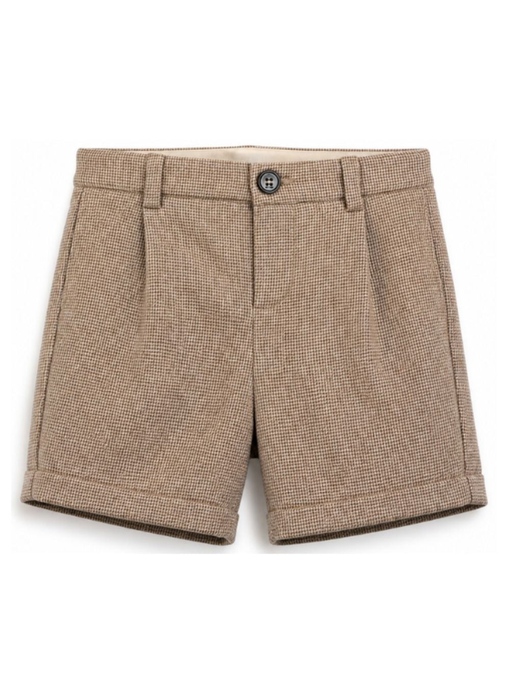 Shorts per neonato Gucci Kids beige con motivo a quadri 863987XWA86 2004 GUCCI KIDS 