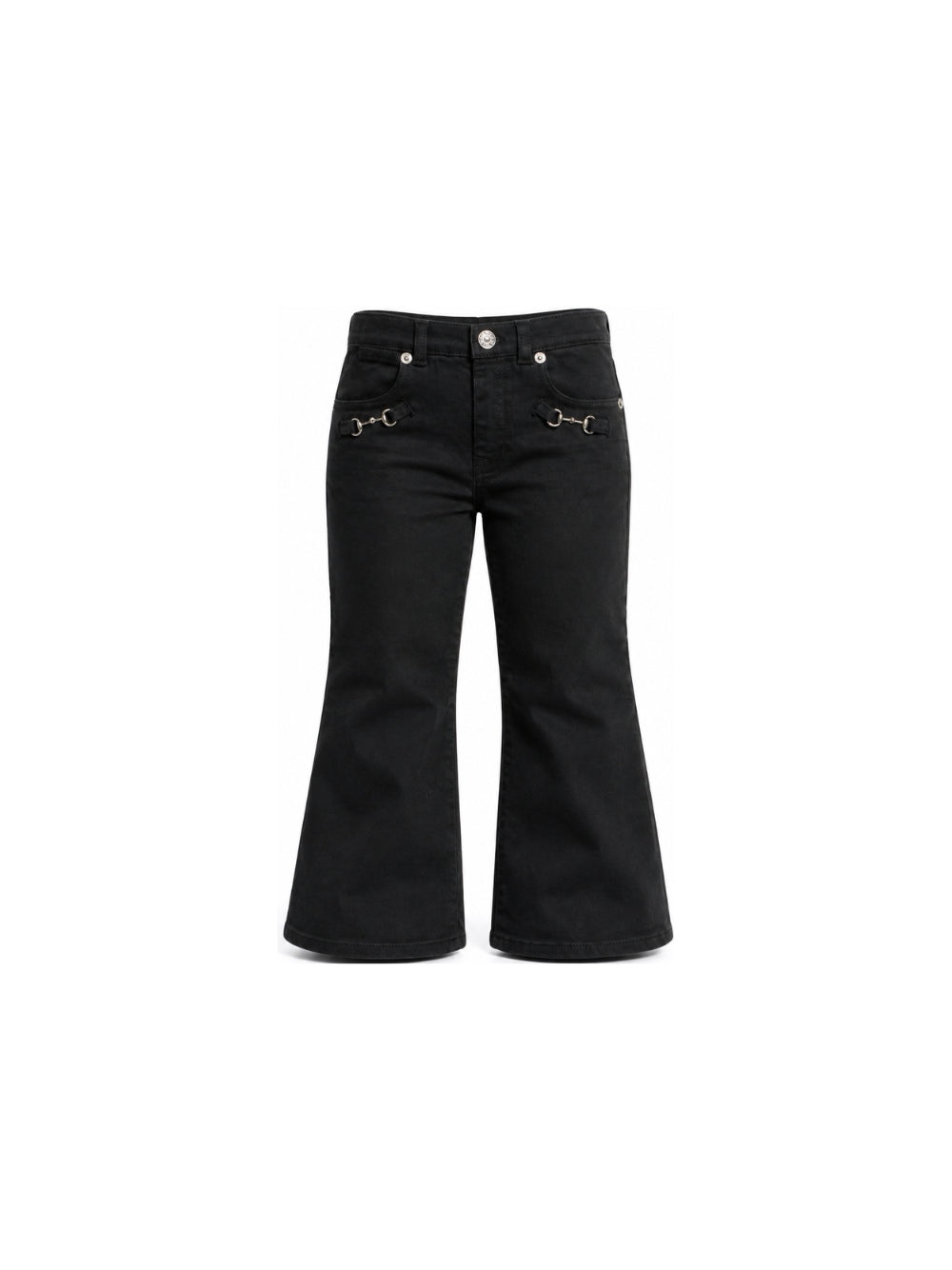 Jeans svasati per bambino Gucci Kids in denim con morsetto 870025XDC41 1168 GUCCI KIDS 