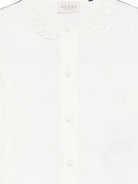 Camicia per bambina Gucci Kids bianca in pizzo 872837ZB365 9072 GUCCI KIDS 