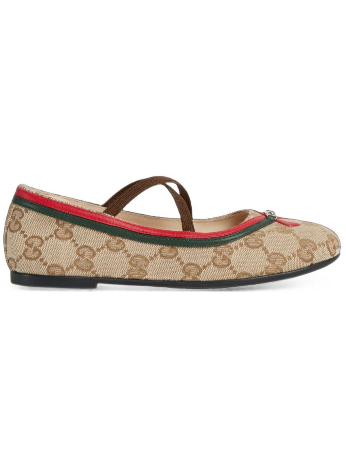 Ballerine per bambina Gucci Kids beige con logo GG all-over 873048FAF5H 9645 GUCCI KIDS 