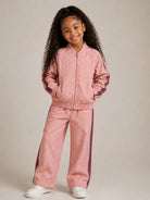 Giacca per bambina Gucci Kids rosa con decorazione Web 873851XJHZF 5442 GUCCI KIDS 