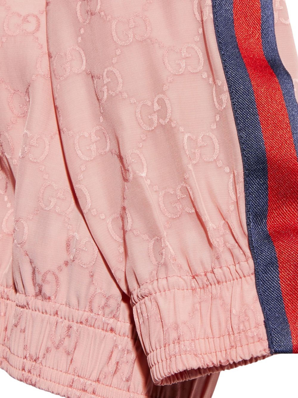 Giacca per bambina Gucci Kids rosa con decorazione Web 873851XJHZF 5442 GUCCI KIDS 