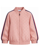 Giacca per bambina Gucci Kids rosa con decorazione Web 873851XJHZF 5442 GUCCI KIDS 