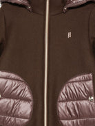 Cappotto per bambina Herno Kids marrone con inserti imbottiti GC000049G33344 8810 HERNO KIDS 