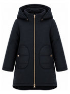 Cappotto per bambina Herno Kids blu con collo alto GC000049G33344 9202 HERNO KIDS 