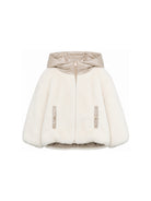 Giubbino per bambina Herno Kids beige con cappuccio imbottito GC000060G12630 1000 HERNO KIDS 