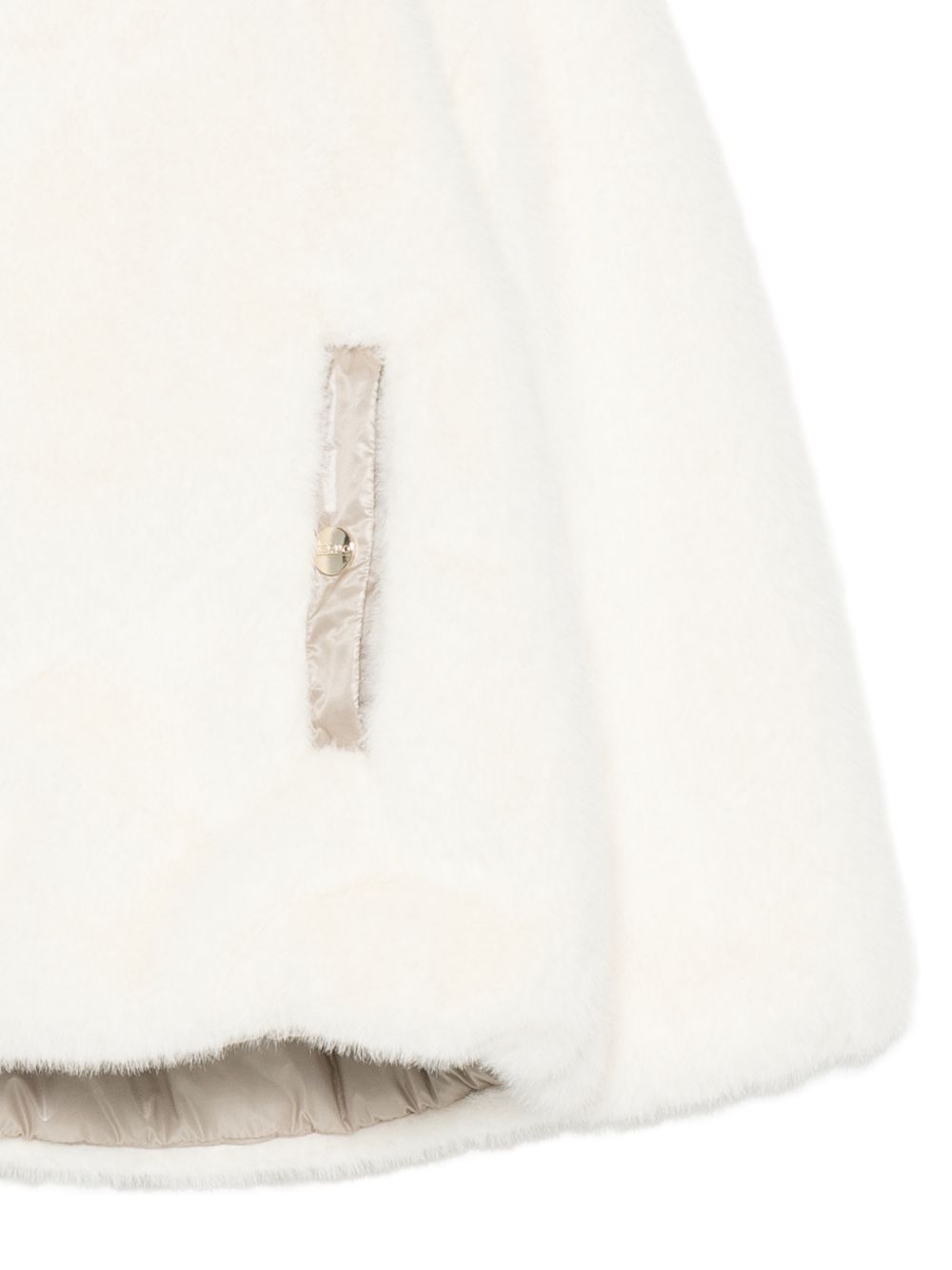 Giubbino per bambina Herno Kids beige con cappuccio imbottito GC000060G12630 1000 HERNO KIDS 