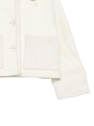 Giubbino per bambina Herno Kids bianco con inserti in ecopelliccia GI000104G33344 1000 HERNO KIDS 