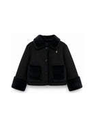 Giubbino per bambina Herno Kids nero con inserti in ecopelliccia GI000104G33344 9300 HERNO KIDS 