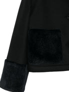 Giubbino per bambina Herno Kids nero con inserti in ecopelliccia GI000104G33344 9300 HERNO KIDS 