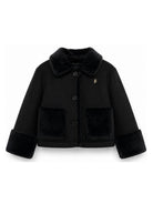 Giubbino per bambina Herno Kids nero con inserti in ecopelliccia GI000104G33344 9300 HERNO KIDS 