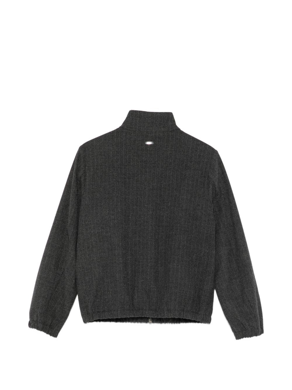 Giacca gessata per bambino Herno Kids grigia con collo alto GT000001B12935S 9487 HERNO KIDS 