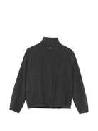 Giacca gessata per bambino Herno Kids grigia con collo alto GT000001B12935S 9487 HERNO KIDS 